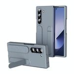 Per Samsung Galaxy Z Fold6 5G Custodia per telefono con cinturino a forma di stella (grigio)