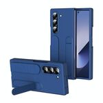 Per Samsung Galaxy Z Fold6 5G Custodia per telefono con cinturino a forma di stella (blu)