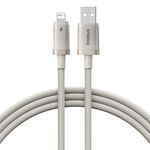 Cavo di ricarica rapida Baseus Titanium Alloy Series 2.4A USB a 8 pin, lunghezza: 1 m (oro)