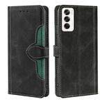 Per OPPO Reno12 5G Custodia in pelle con fibbia magnetica Global Skin Feel (nero)