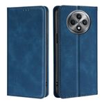 Per OPPO Reno12 F 5G Custodia in pelle magnetica Skin Feel (blu)