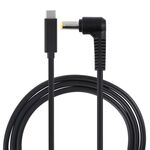 Cavo di ricarica per laptop USB-C/Type-C a gomito da 5,5 x 2,5 mm PD65W, 1,5 m (nero)