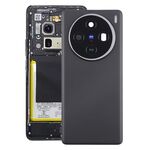 Per vivo X100 Cover posteriore della batteria con copriobiettivo della fotocamera (nero)