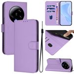 Per Xiaomi 13 Ultra Skin Feel Custodia in pelle tinta unita con cordino (viola lavanda)
