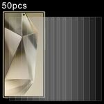 Per Samsung Galaxy S24 Ultra 5G 50 pezzi 0,26 mm 9H 2,5D Pellicola in vetro temperato