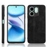 Per Infinix Hot 50i / Smart 9 Custodia per telefono con motivo a mucca e cuciture (nero)