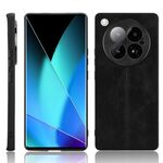 Per Infinix Zero 40 4G Custodia per telefono con motivo a mucca e cuciture (nero)