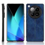 Per Infinix Zero 40 4G Custodia per telefono con motivo a mucca e cuciture (blu)