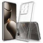 Per Xiaomi 14T Pro 5G Custodia per telefono in TPU acrilico antigraffio (trasparente)
