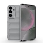 Per Samsung Galaxy S25+ 5G Magic Shield TPU + Custodia in flanella per telefono (grigio)