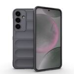 Per Samsung Galaxy S25+ 5G Magic Shield TPU + Custodia in flanella per telefono (grigio scuro)