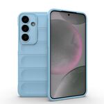 Per Samsung Galaxy S25+ 5G Magic Shield TPU + Custodia in flanella per telefono (azzurro chiaro)