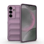 Per Samsung Galaxy S25+ 5G Magic Shield TPU + Custodia in flanella per telefono (viola)