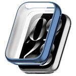 Per Xiaomi Smart Band 9 Pro Custodia protettiva per orologio in TPU con copertura totale elettrolitica (blu)