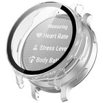 Per Garmin Lily 2 Active Tempered Film Custodia protettiva per orologio PC integrata (trasparente)