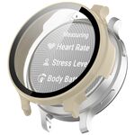 Per Garmin Lily 2 Active Tempered Film Custodia protettiva per orologio PC integrata (bianco avorio)