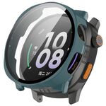 Per Keep Watch Pilot 1 Custodia protettiva per orologio in pellicola temperata integrata per PC (verde pino)