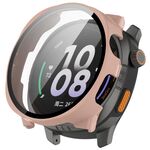 Per Keep Watch Pilot 1 Custodia protettiva per orologio in PC integrato con pellicola temperata (rosa Sakura)