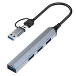 V252B 4 in 1 USB + USB-C/Type-C a USB Adattatore HUB per docking station multifunzionale