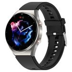 E09 Smart Watch con schermo a colori da 1,32 pollici, supporto monitoraggio della frequenza cardiaca / monitoraggio della pressione sanguigna (argento)