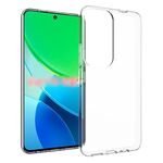 Per vivo Y19s 4G Custodia per telefono in TPU con texture impermeabile globale (trasparente)