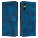 Per Sony Xperia 5 VI Dream Triangle Custodia in pelle con cordino (blu)