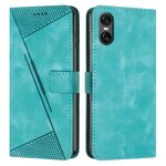 Per Sony Xperia 5 VI Dream Triangle Custodia in pelle con cordino (verde)