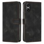 Per Sony Xperia 5 VI Dream Triangle Custodia in pelle con cordino (nero)