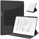 Per reMarkable Paper Pro Voltage Holder Rotation Smart Custodia in pelle per tablet (nero)