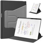 Per reMarkable Paper Pro Voltage Holder Rotation Smart Custodia in pelle per tablet (grigio)