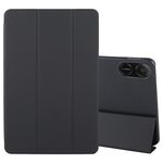 Per Honor Pad X8 / X9 Custodia per tablet in silicone e pelle a tre ante (nero)