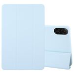 Per Honor Pad X8 / X9 Custodia per tablet in silicone e pelle a tre ante (blu ghiaccio)