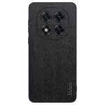 Per Xiaomi Redmi Note 14 Pro+ Custodia antiurto in pelle di corteccia d'albero (nero)