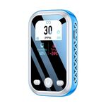 Rilevatore portatile di monossido di carbonio, allarme di rilevamento domestico per esterni (blu)