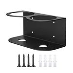 YH004-1 Supporto per bombolette spray a doppio foro in metallo montato a parete per riporre bombolette spray in garage