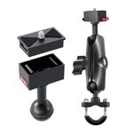 Adattatore base a sgancio rapido in metallo Headball da 25 mm per GoPro, Insta360, DJI e altre action camera (nero)