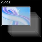 Per UAUU T60 / Teclast M50 Plus 10.1 25 pezzi 9H 0.3mm Pellicola in vetro temperato antideflagrante