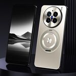 Per vivo X200 Pro Supporto rotante Custodia per telefono in metallo satinato (titanio)