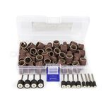 132 pezzi/set smerigliatrice elettrica per lavorazione del legno, set di utensili per lucidatura e molatura (in scatola)