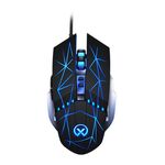 Mouse da gioco cablato GM20 3200DPI 4 modalità regolabile 7 tasti RGB Light (Starlight Black)