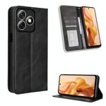 Per Ulefone Note 18 Ultra Custodia per telefono in pelle con fibbia magnetica retrò (nero)