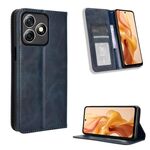Per Ulefone Note 18 Ultra Custodia per telefono in pelle con fibbia magnetica retrò (blu)