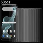 For Cricket Icon 6 50pcs 0.26mm 9H 2.5D Tempered Glass Film