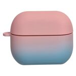 Per Samsung Galaxy Buds3 / 3 Pro PC Gradient Frosted Custodia protettiva per auricolari (rosa sfumato)