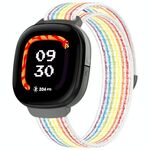 Per Fitbit Ace LTE Nylon Loop Watch Band (arcobaleno)