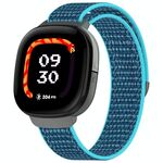 Per Fitbit Ace LTE cinturino in nylon Loop Watch (blu scuro)