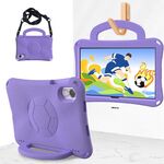 For Honor Pad X9 Handle Football Shaped EVA Shockproof Tablet Case(Light Purple)
