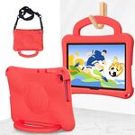 For Honor Pad X8 / X8 Lite 10.1 Handle Football Shaped EVA Shockproof Tablet Case(Red)