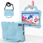 For Honor Pad V7 10.4 2024 Handle Football Shaped EVA Shockproof Tablet Case(Light Blue)