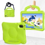 For Honor Pad V7 11 2021 Handle Football Shaped EVA Shockproof Tablet Case(Grass Green)